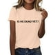 thumbnail image 1 of Camisetas para mujer Camiseta gráfica Camiseta de manga corta para verano, 1 of 4