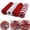 H, variant on 4 Rolls Mesh Ribbon Wreath Making Supplies Poly Mesh Ribbon Decor for Christmas DIY Craft Home Door 30 Feet Each Roll(Red, Green, Red, Green,10 Inch Wide)