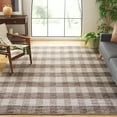 thumbnail image 2 of SAFAVIEH Kilim Jasmine Geometric Area Rug, Light Grey/Brown, 8' x 8' Square, 2 of 8