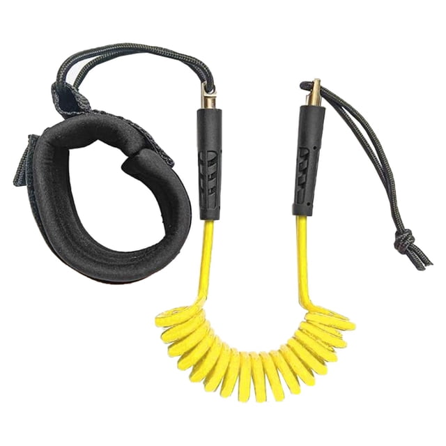 S SERENABLE Surfboard Leash Coiled Stand up Paddle Board Leash for Rubber Boat Surf Gear Yellow