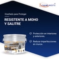 thumbnail image 3 of Pintura Vinil Acrílica Blanca Innova Mate 4L Adekon, 3 of 7