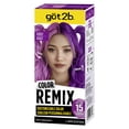 thumbnail image 4 of Got2b Color Remix, Coloration Capillaire Semi-Permanente Personnalisable, Violet Punch, 4 of 9