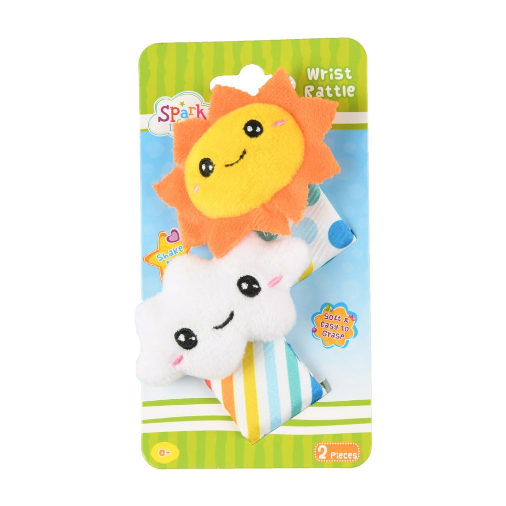 Spark.create.imagine Spark Create Imagine 2pk Wrist Rattle - Walmart.com - Walmart.com