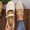 Beige, variant on Ytobaz Mary Jane Shoes for women Buckle Strap Velvet Flats Round Toe Dress Shoes Office Work Wedding Travel Walking Daily Casual Footwear