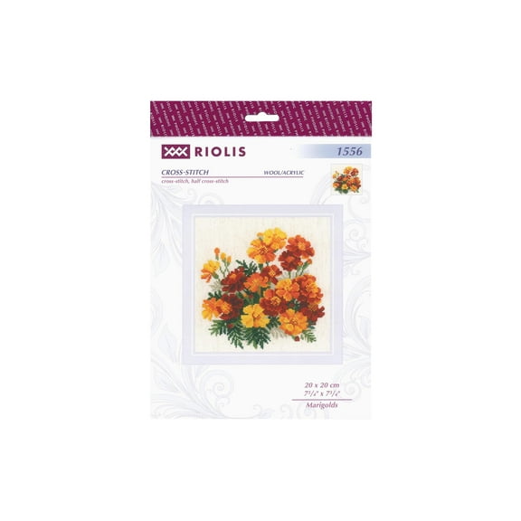 Riolis Cross Stitch Kit Marigolds
