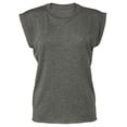 thumbnail image 1 of Bella + Canvas Womens Flowy Rolled Cuff Muscle T-Shirt, 1 of 3