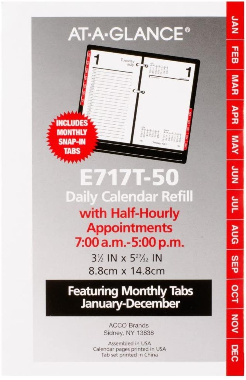 At A Glance Daily Desk Calendar 16 Refill 12 Months 3 5 X 6 Inch Page Size E717t50 Daily Refill Will Help You Stay Up To Date And By Visit The Ataglance Store Walmart Com Walmart Com