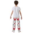 thumbnail image 4 of FORMRS Boys Pajama Pants with Pockets Size 9-10Y Kids Lounge Sleep Bottoms, Gray Christmas Santa, 4 of 8