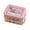 pink, variant on Compact Sewing Kit with 16 Spools & Tools, 3.7 in Wide Dustproof Storage Box, Great for Travel, Crafting, and Quick Household Mending