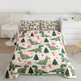 thumbnail image 2 of Manfei Funny Xmas Dinosaur Bedding Comforter Set for Kids, Merry Christmas Twin Comforter Sets, Snowman Snowflake Bedding Set, Ultra Soft Home Decor, Reversible 2-Piece, 2 of 8