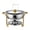 Half Golden 1 set, variant on of 5QT Golden Stainless Steel Chafing Dishes Designed for Buffets, Featuring Removable Lid Holders. Ideal for Parties, Weddings, And Catering, Specifically for Cooking Purposes. (only for cooking)