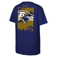 thumbnail image 3 of Youth Outerstuff Purple Baltimore Ravens Posterize T-Shirt, 3 of 3