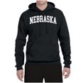 thumbnail image 2 of Wild Bobby State of Nebraska College Style Unisex Hoodie Sweatshirt, 2 of 6