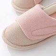 thumbnail image 5 of ZTTD House Sippers for Women Cotton Slippers Anti Slip Lightweight House Outdoor Indoor Warm Shoes Pink, 5 of 6