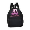 thumbnail image 4 of Mochila de ballet, regalo de cumpleaños, bolsa de viaje para baile latino y yoga. Negro, 4 of 8