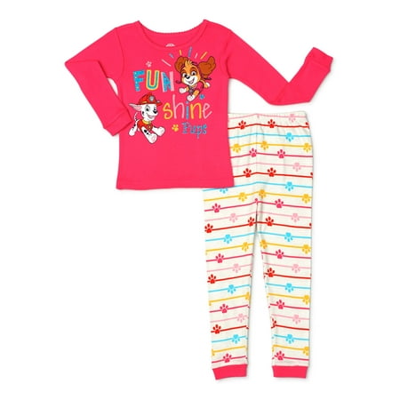 

Paw Patrol Toddler Girls Snug Fit Cotton Long Sleeve Pajamas 2pc Set (2T-5T)