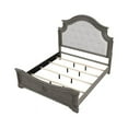 thumbnail image 3 of Grace Traditional Style Tufted King 5 Pc Bedroom Set Made with Wood in Gray, 3 of 22