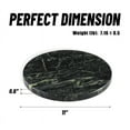 thumbnail image 4 of Koville Luxury Marble Granite Cutting Board for Kitchen,Round, 11*11in, Indian Green, 4 of 7