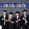 thumbnail image 1 of RKSTN Graduation Banner Graduation Season Festive Atmospheres Decoration Happy Graduation Bachelor Hat Graduation Certificate Garden Party, 1 of 5