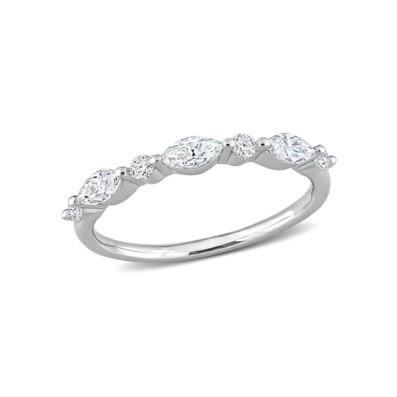 Everly Women's Created Moissanite Sterling Silver Ring