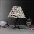 thumbnail image 4 of letairis Linen Lampshade E27 Chandelier Decorative Cover Table Navy Style Cloth, 4 of 6