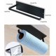 thumbnail image 3 of Srbtv-no Drilling Paper Towel Roll Holder - Wall Mounted Paper Towel Holder For Kitchen, Toilet, Bathroom - For 1 Roll - Black, 3 of 5