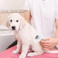 thumbnail image 6 of Dog Cat Pet Grooming Brush, Self Cleaning Shedding Brush, Grooming Tool for Long Haired or Short Haired Cats Dogs - Gray, 6 of 8