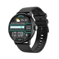 thumbnail image 1 of Reloj inteligente IP68 resistente al agua para hombre y mujer, deportivo, con rastreador de actividad física, reloj inteligente para iPhone 12, Xiaomi Redmi, Apple, Samsung, color negro, 1 of 5