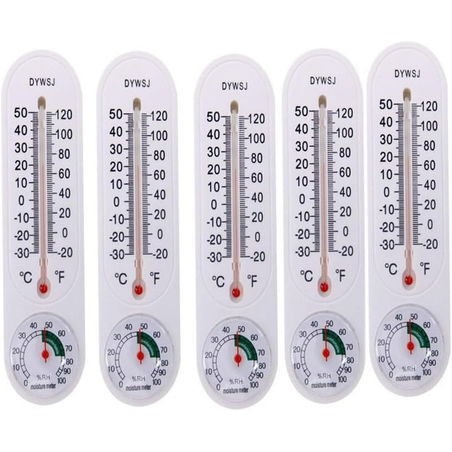 HELIAHOO Outdoor/Indoor Thermometer Hygrometer, Humidity Meter,Thermometer,Temperature and Humidity Meter with Celsius/Fahrenheit (℃/℉) for Patio Field Cellar Garden Humidors Greenhouse AZ83-21527