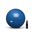 thumbnail image 1 of Valeo 65cm Anti-Burst Exercise Body Ball With High Volume Air Pump, Includes Exercise Wall Chart With Step By Step Workout Program for Fitness, Stability, and Balance, Blue, VA4483BL, 1 of 1