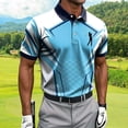 thumbnail image 5 of WQNVRNR Mens Short Sleeve Polo Shirt- Summer Daily Casual Stylish Fashion Print Golf Outfit Collared Shirts Light Blue Size 4XL, 5 of 5