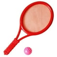 thumbnail image 1 of HLONK1 Pair of Badminton Tennis Set Plastic Badminton Racket Tennis Racket With Tennis Balls, 1 of 8