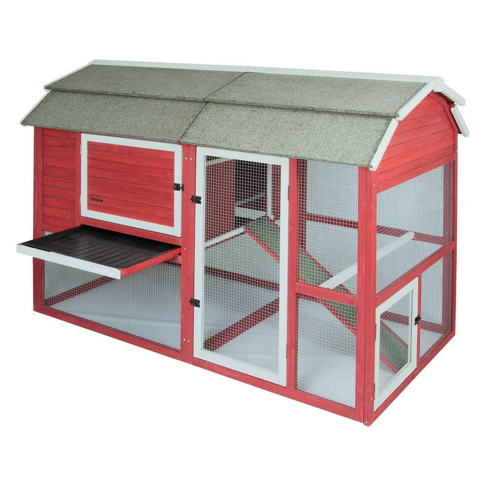 Precision Pet Products Old Red Barn II Chicken Coop