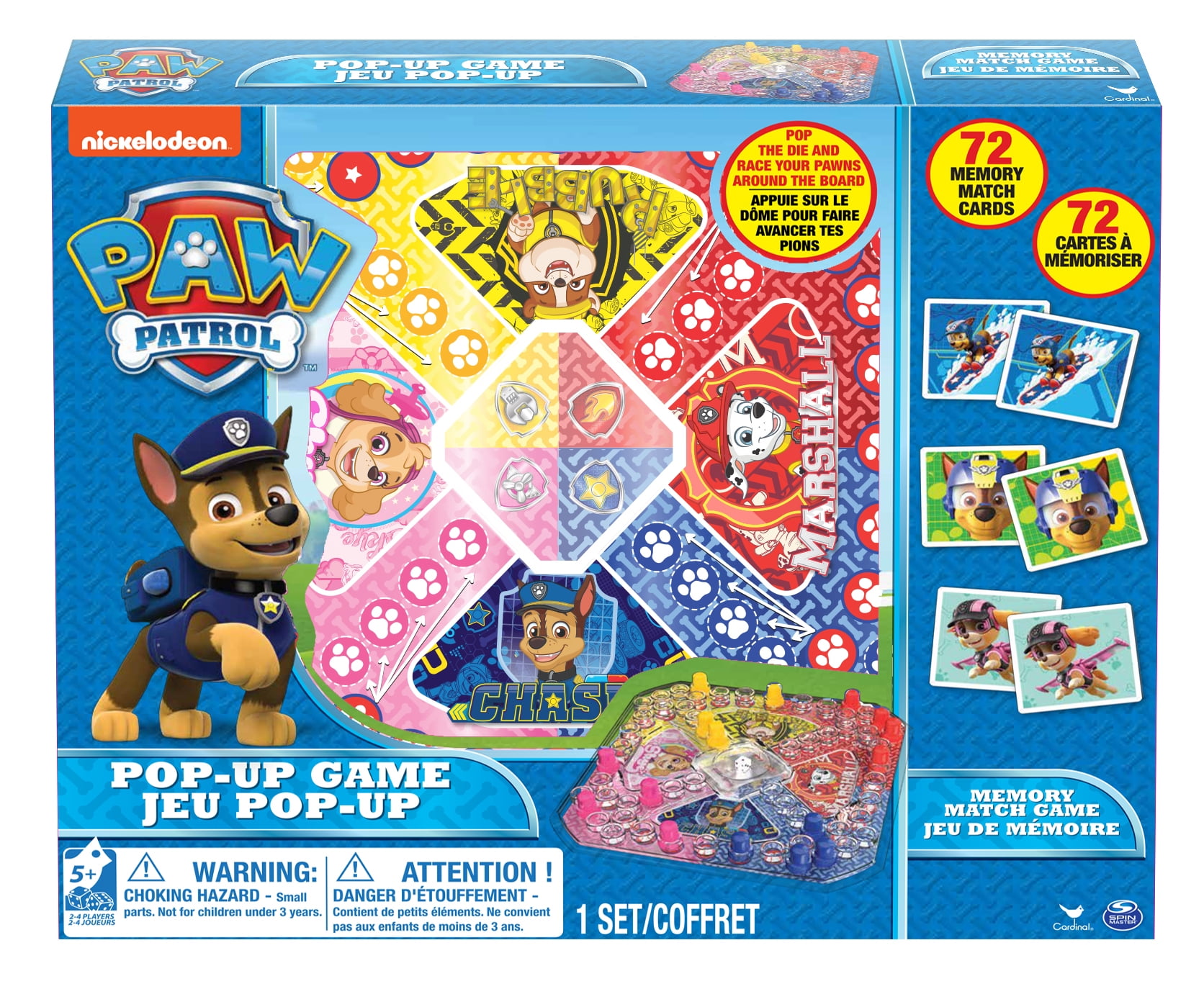 paw patrol pop up toy