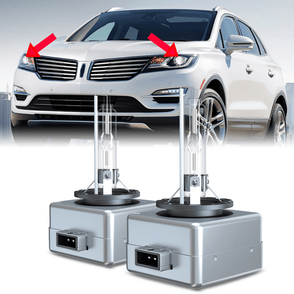 D3S HID Xenon Headlight Bulb for Lincoln MKC 2015 2016 2017 2018 High & Low Beam Bi-Xenon Lamp