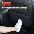thumbnail image 4 of Car Anti Kick Pad Mat Car Seat Back Leather Protector Universal Waterproof * J2Z9, 4 of 8
