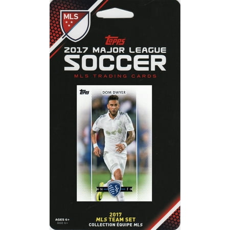 Mls Soccer Trading Cards - Sporting Kansas City 2017 Topps MLS Soccer Factory Sealed 7 Card Team Set with Graham Zusi and Dom Dwyer plus