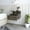 Dark Brown, variant on Dark Walnut Floating Nightstand , Functional Shelf, Bathroom Walnut, One Drawer