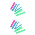 thumbnail image 2 of Matsuzay 5 Pieces Plastic Sealing Clips Color Gadget Clamps Bags Restaurant Snack Clip Bread Bag Multi-Purpose Convenient Strong 2Conjunto, 2 of 6