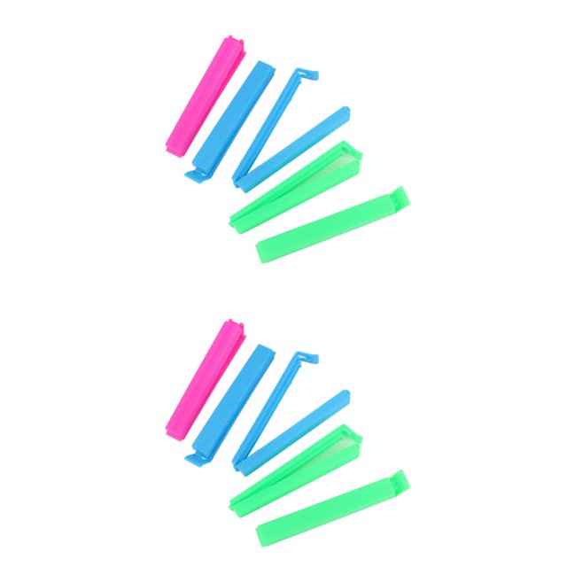 Clips de sellado de alimentos Inteprter 5 piezas color aleatorio