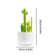 thumbnail image 2 of Juego de cepillos para limpieza de botellas, limpiador de botellas de Cactus multifuncional de 4 piezas, lindo limpiador de botellas para lavar, 2 of 5