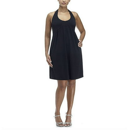 Metro7 - Women's Plus Halter Dress