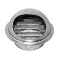 thumbnail image 1 of Stainless Steel Round Bull Nosed External Extractor Wall Vent Outlet, 1 of 5