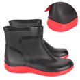 thumbnail image 3 of Men's Rain Boots Mid Calf Waterproof Shoes Non Slip for Outdoor Hunting Car Washing, 3 of 7