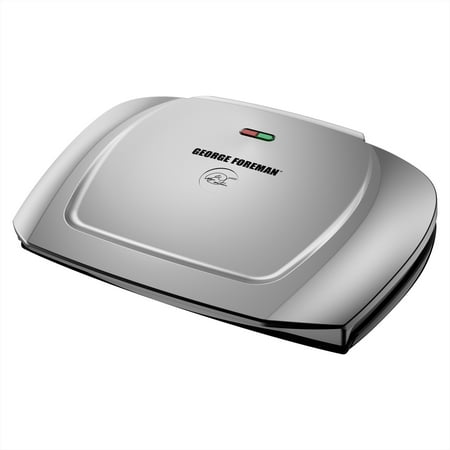 George Foreman 9-Serving Basic Plate Grill, Platinum, GR2144P