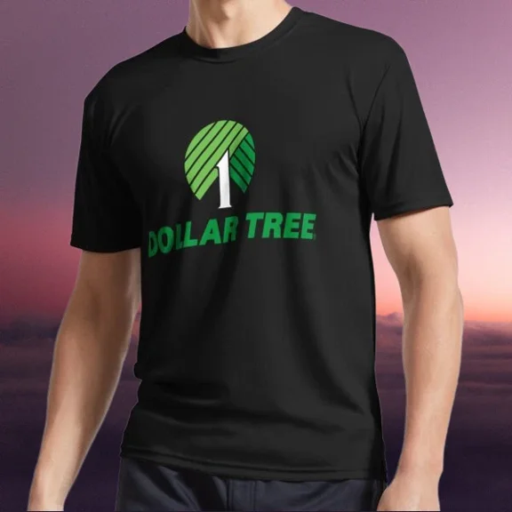 Reprint Rare New Shirt DOLLAR TREE Active Logo T-Shirt Funny Size S to 5XL