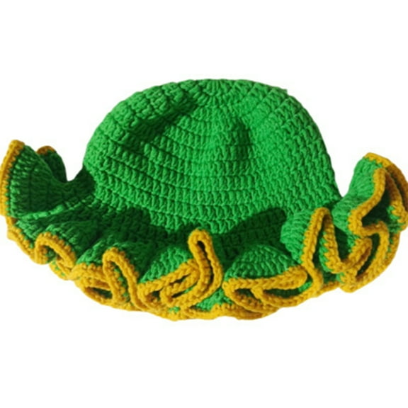 ZPAQI Handmade Crochet Knitted Hat Autumn Winter Hat Fashionable Unique Warm Hat