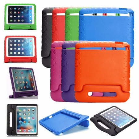 Ipad Mini Screen Replacement Red 1Pcs Child Kid EVA Shockproof Thick Foam Stand Kickstand Hard Case Handle Tablet Cases & Covers Cover Case For iPad Mini 4 ()