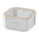 thumbnail image 2 of Mini bote de basura de escritorio con tapa a presión, de plástico blanco o gris, tamaño compacto de 15 x 15 x 8 cm o 15 x 15 x 14 cm para una fácil eliminación y control del desorden, ideal, 2 of 8