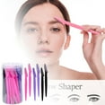 thumbnail image 3 of Herramientas de belleza para maquillaje DIY de cejas, herramientas y suministros para recortar cejas, herramientas para dar forma a las cejas, herramientas de depilación facial para hombres y mujeres, 3 of 8